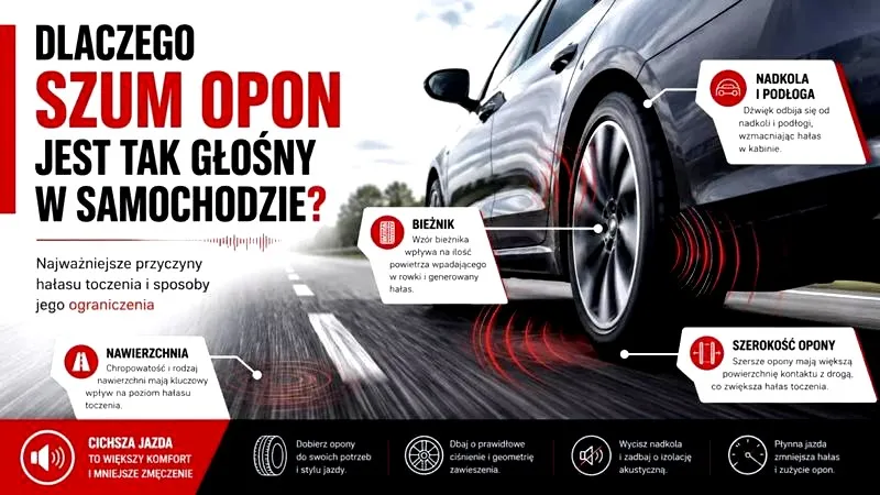 Dlaczego opony zimowe mogą huczeć? Przyczyny hałasu i sposoby na cichszą jazdę