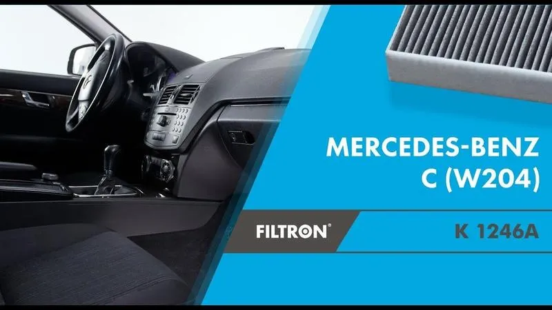 Gdzie w Mercedesie W204 znajduje się filtr powietrza?