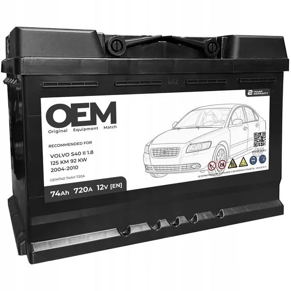 Akumulator do Volvo S40
