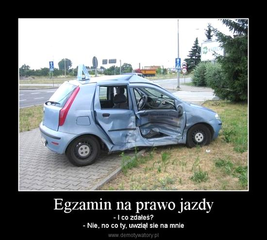 Błędy podczas egzaminu