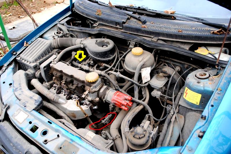 Czujnik temperatury silnika Opel Corsa B